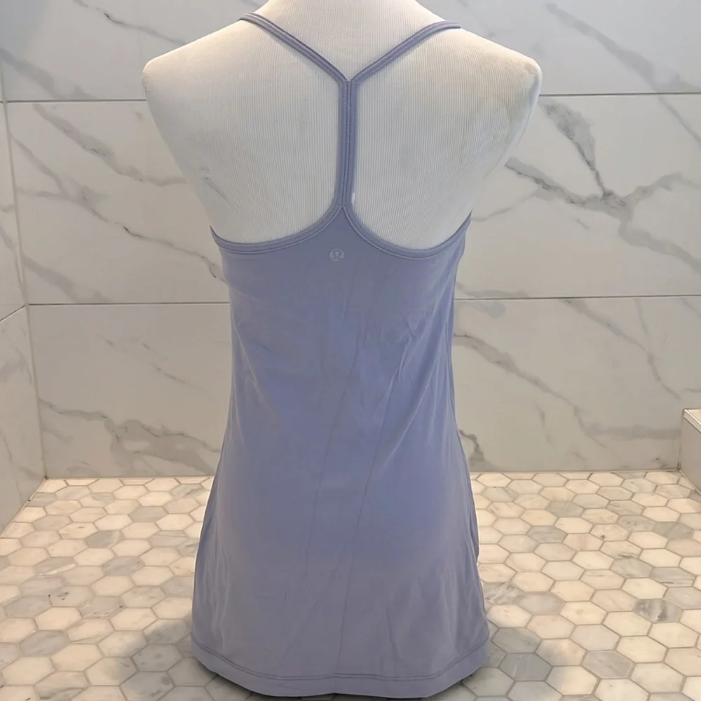 Lululemon Power Y Light Support Purple Misty Moon Tank Women’s 8